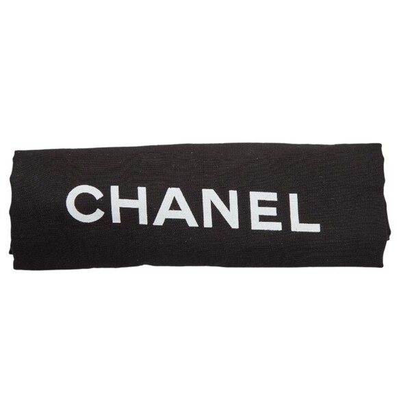 CHANEL Black Lambskin Leather Logo Shoulder Bag - Picture 13 of 13